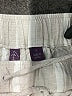 Gloria Vanderbilt Stripes Silver Linen Pants Size L - photo 7