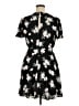 Express 100% Polyester Floral Black Casual Dress Size 14 - photo 2