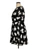 Express 100% Polyester Floral Black Casual Dress Size 14 - photo 5