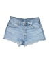 Levi's 100% Cotton Blue Denim Shorts Size 27 waist - photo 1