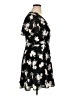 Express 100% Polyester Floral Black Casual Dress Size 14 - photo 4