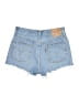 Levi's 100% Cotton Blue Denim Shorts Size 27 waist - photo 2