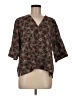 Ottod'Ame Brown 3/4 Sleeve Blouse Size 6 - photo 1