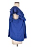 Maeve 100% Polyester Blue Short Sleeve Blouse Size L - photo 4