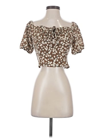 Romwe Short Sleeve Blouse (view 1)