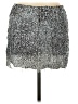 Guess Tweed Silver Casual Skirt Size L - photo 1