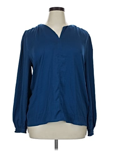 Ann Taylor LOFT Outlet Long Sleeve Blouse (view 1)