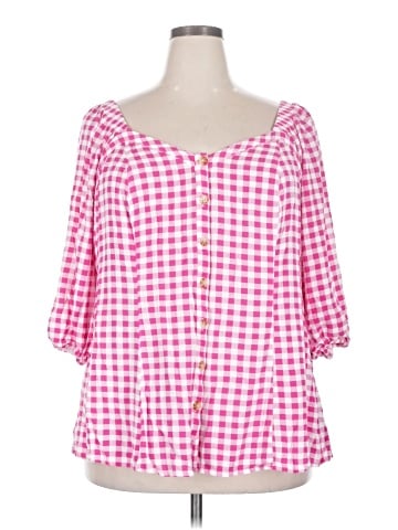 Torrid 3/4 Sleeve Blouse (view 1)