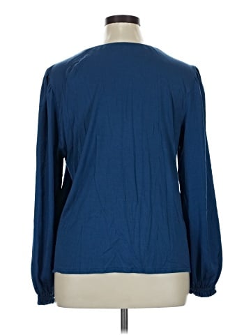 Ann Taylor LOFT Outlet Long Sleeve Blouse (view 2)