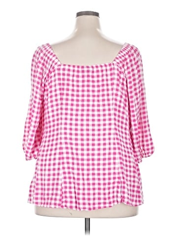 Torrid 3/4 Sleeve Blouse (view 2)