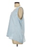 Nordstrom Blue Sleeveless Blouse Size L - photo 5