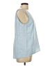 Nordstrom Blue Sleeveless Blouse Size L - photo 4