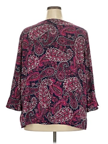 Talbots 3/4 Sleeve Blouse (view 2)