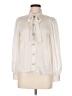 Zara 100% Polyester Ivory Long Sleeve Blouse Size M - photo 1