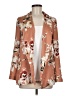 Zara Basic 100% Polyester Floral Brown Blazer Size M - photo 1