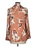 Zara Basic 100% Polyester Floral Brown Blazer Size M - photo 2