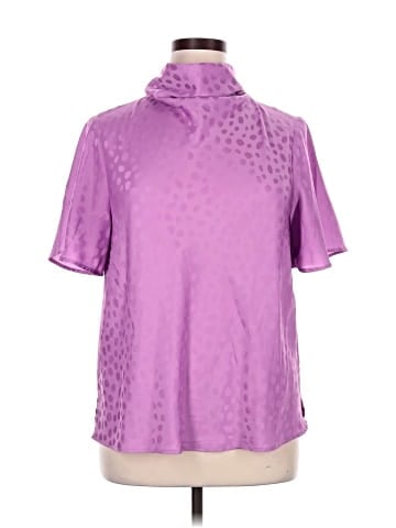 Ann Taylor Short Sleeve Blouse (view 1)