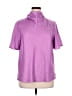 Ann Taylor 100% Polyester Purple Short Sleeve Blouse Size XL - photo 1
