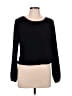 Olive and Oak Black Long Sleeve Top Size L - photo 1