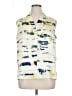 DKNY 100% Polyester Ivory Sleeveless Blouse Size XL - photo 1