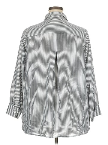 Velvet Heart 3/4 Sleeve Button-Down Shirt (view 2)