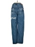 American Eagle Outfitters 100% Cotton Graphic Blue Jeans Size 2R - photo 2