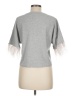 Lucy Paris Gray Short Sleeve Top Size M - photo 2