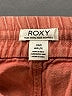 Roxy 100% Cotton Hearts Orange Shorts Size L - photo 3