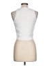 Zara White Burgundy Sleeveless Top Size L - photo 2
