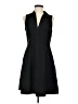 Theory Solid Black Cocktail Dress Size 8 - photo 1
