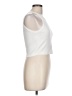 Zara White Burgundy Sleeveless Top Size L - photo 4
