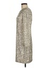 Eliza J Metallic Silver Cocktail Dress Size 10 - photo 5