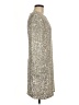 Eliza J Metallic Silver Cocktail Dress Size 10 - photo 4