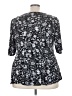 Roz & Ali Black 3/4 Sleeve Blouse Size 3X - photo 2
