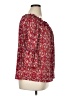 Max Studio Floral Burgundy 3/4 Sleeve Blouse Size 1X - photo 4