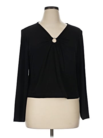 Calvin Klein Long Sleeve Blouse (view 1)
