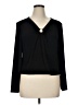 Calvin Klein Black Long Sleeve Blouse Size XL - photo 1