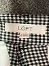 Ann Taylor LOFT Houndstooth Gray Dress Pants Size 6 - photo 7