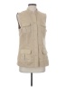 Chico's 100% Polyester Tan Vest Size Med (1) - photo 1
