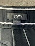 Ann Taylor LOFT Stripes Black Casual Pants Size M - photo 7