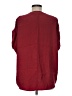 Waverly Grey 100% Silk Red 3/4 Sleeve Silk Top Size M - photo 2