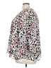 Roz & Ali 100% Polyester Animal Print Pink 3/4 Sleeve Blouse Size 3X - photo 5