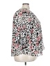 Roz & Ali 100% Polyester Animal Print Pink 3/4 Sleeve Blouse Size 3X - photo 4