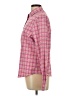 Faconnable Checkered-gingham Pink Long Sleeve Button-Down Shirt Size L - photo 5
