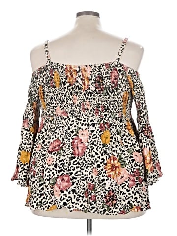 Torrid 3/4 Sleeve Blouse (view 2)