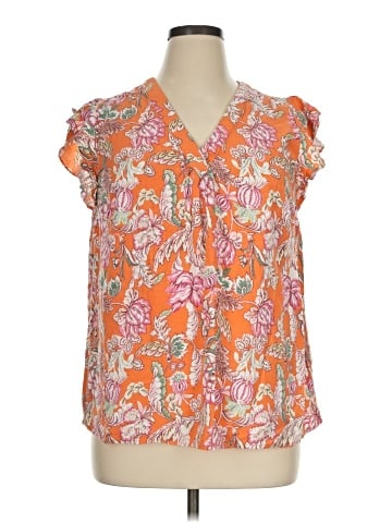 Jones & Co Short Sleeve Blouse (view 1)