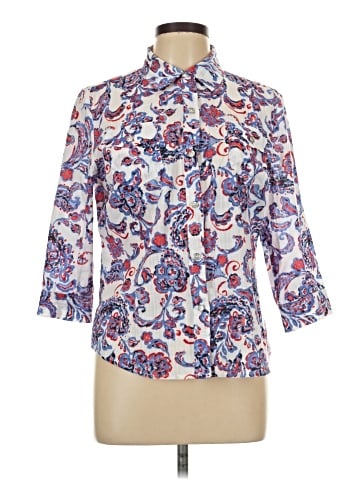 Karen Scott 3/4 Sleeve Blouse (view 1)