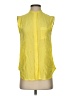 Joe Fresh 100% Silk Yellow Sleeveless Silk Top Size XS - photo 1