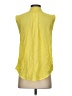 Joe Fresh 100% Silk Yellow Sleeveless Silk Top Size XS - photo 2