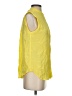 Joe Fresh 100% Silk Yellow Sleeveless Silk Top Size XS - photo 4